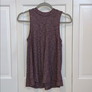 purple tank top from Hollister